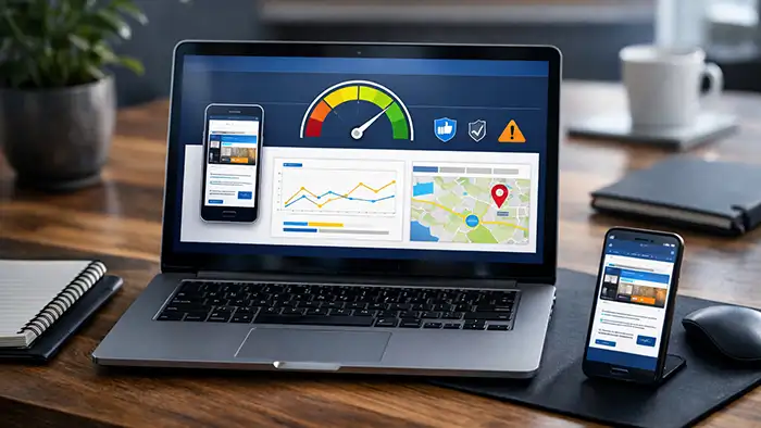 Analyse de site WordPress à Liévin avec audit vitesse mobile sécurité et visibilité locale